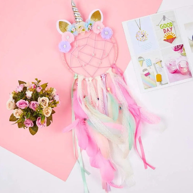 Attrape-rêves Licorne Guirlande Brillant