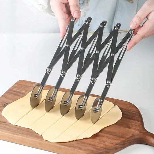 Découpe-pâte en acier inoxydable 3/5/7 roues - Outil de cuisson essentiel