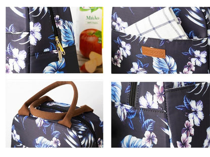 Sac Repas Isotherme Monstera Vintage