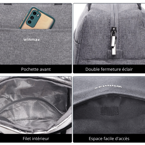 Sac Isotherme Gris