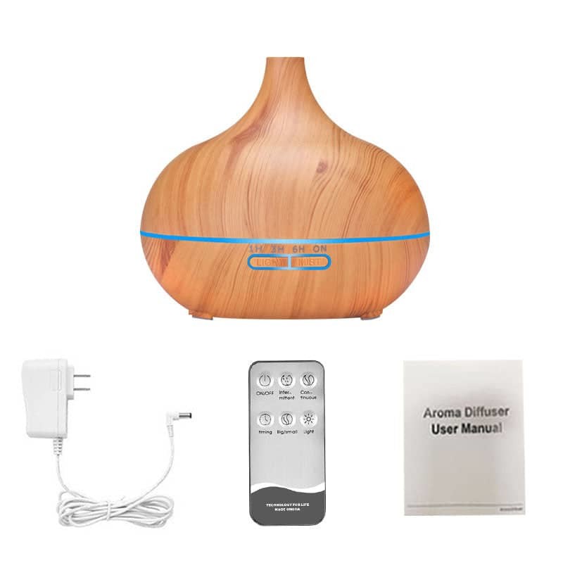 Humidificateur diffuseur huiles essentielles design finition bois - FUJI