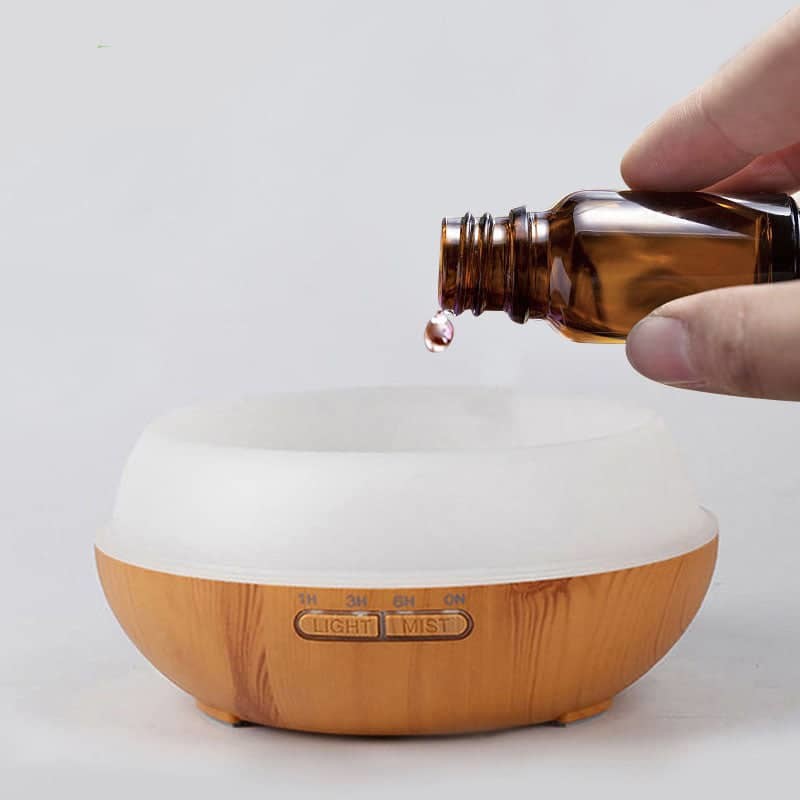 Humidificateur diffuseur huiles essentielles design finition bois - FUJI