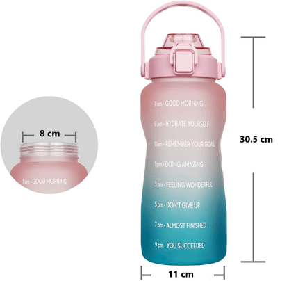 Gourde Sport 2L Bleu / Orange