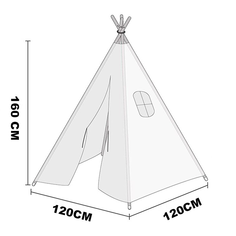 Tipi Fille Blanc Naturel