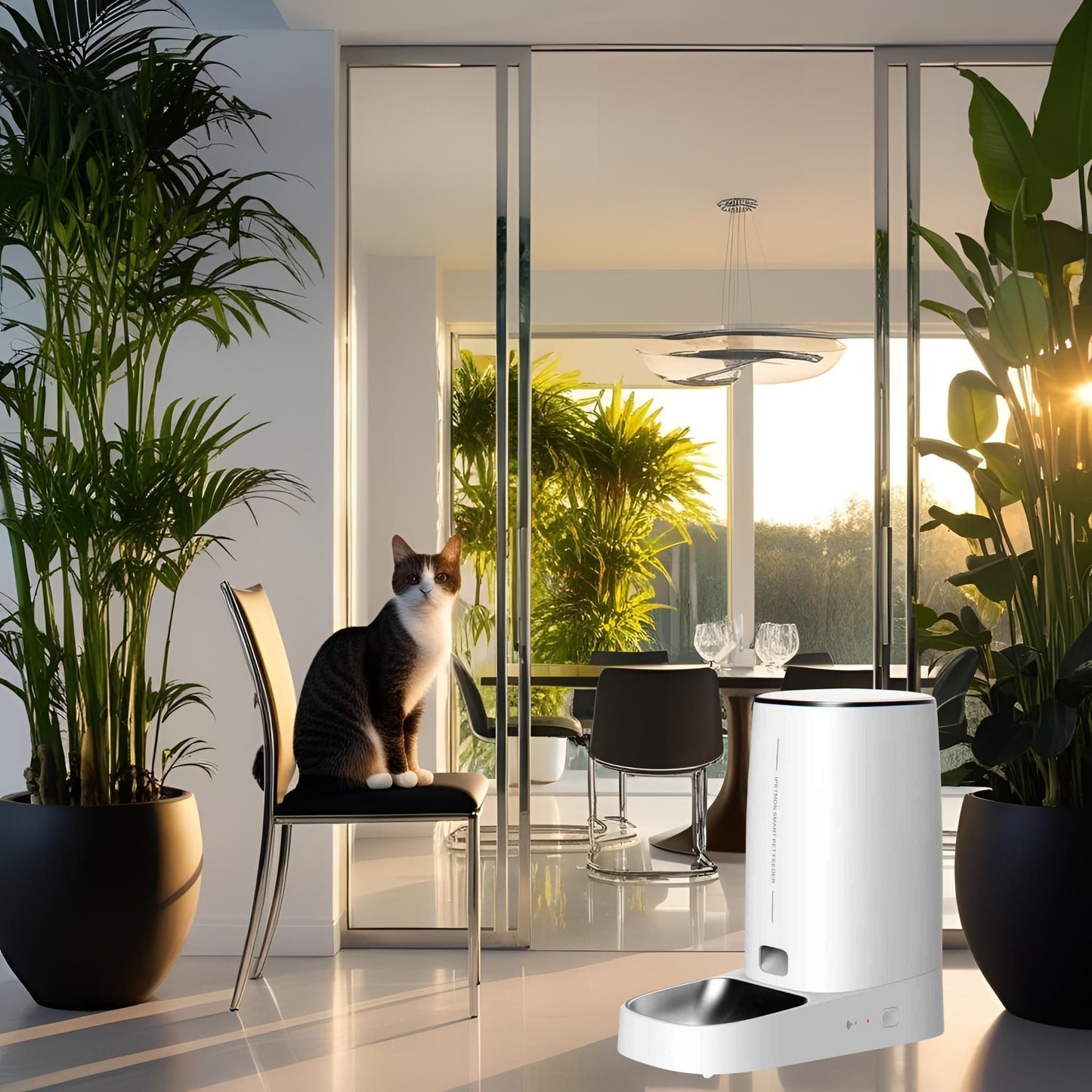distributeur croquette chat automatique | Purr-Fect