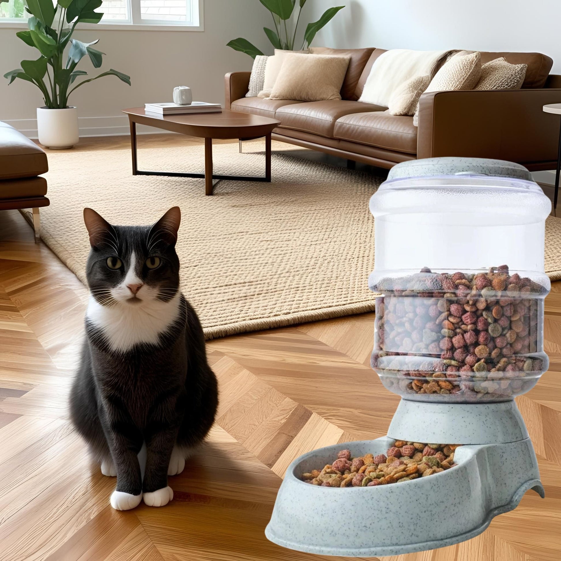 distributeur croquettes pour chat [ DITRI BOTTLE - Happy minet
