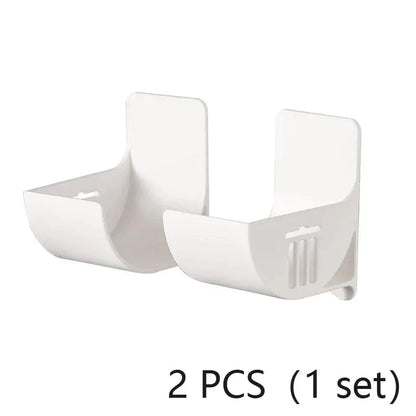 Distributeur de sacs poubelle mural Kitchen Bath en plastique - Lot de 4/2 - Rangement frais pour sacs poubelle 2PCS-1 SET