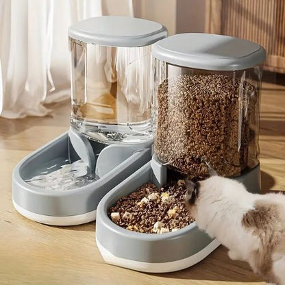 distributeur nourriture chat moderne