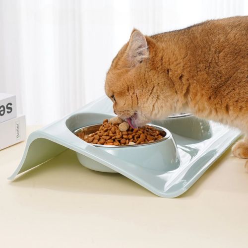 double gamelle chat | ANTI RENVERSEMENT - Happy minet