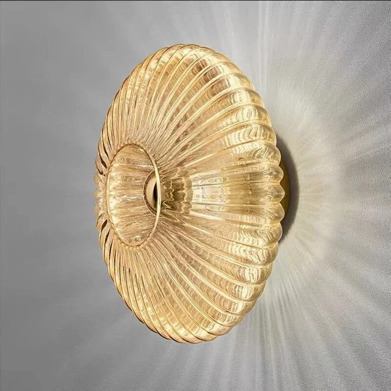 NimbusFlux - Applique en verre avec lumière ondulante