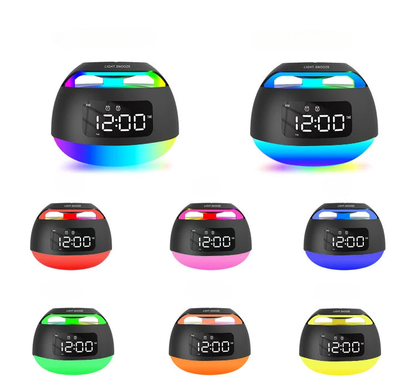 Radio réveil lumineux bluetooth
