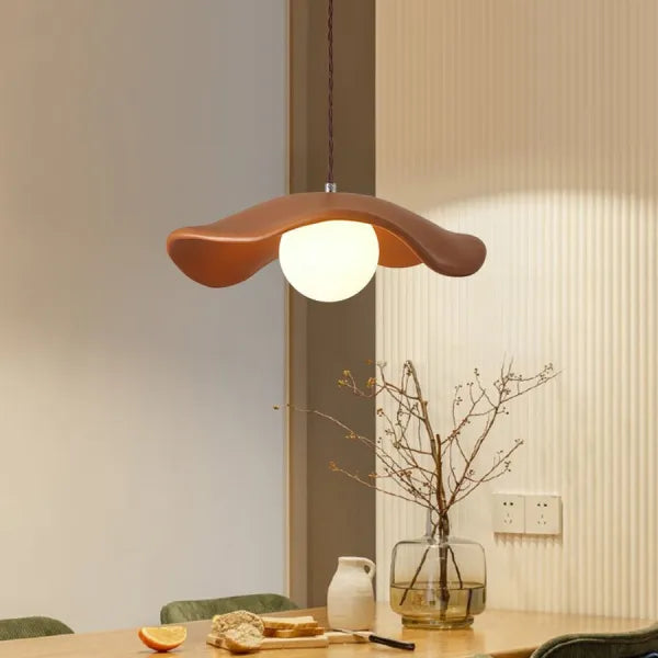 Suspension Lotus Wabi Sabi – Luminaire Moderne pour Salle à Manger avec Design Inspiré de la Nature
