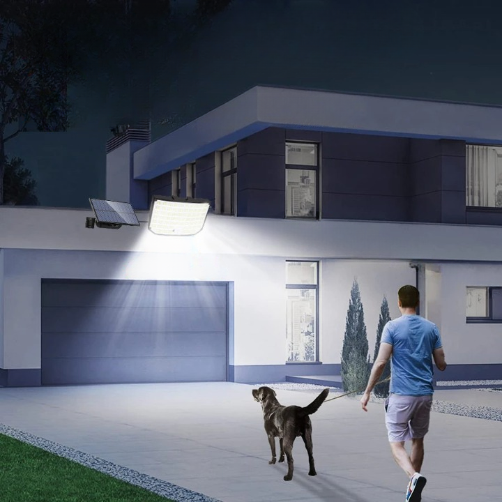 Éclairage Extérieur Solaire LED avec Capteur de Mouvement et Télécommande