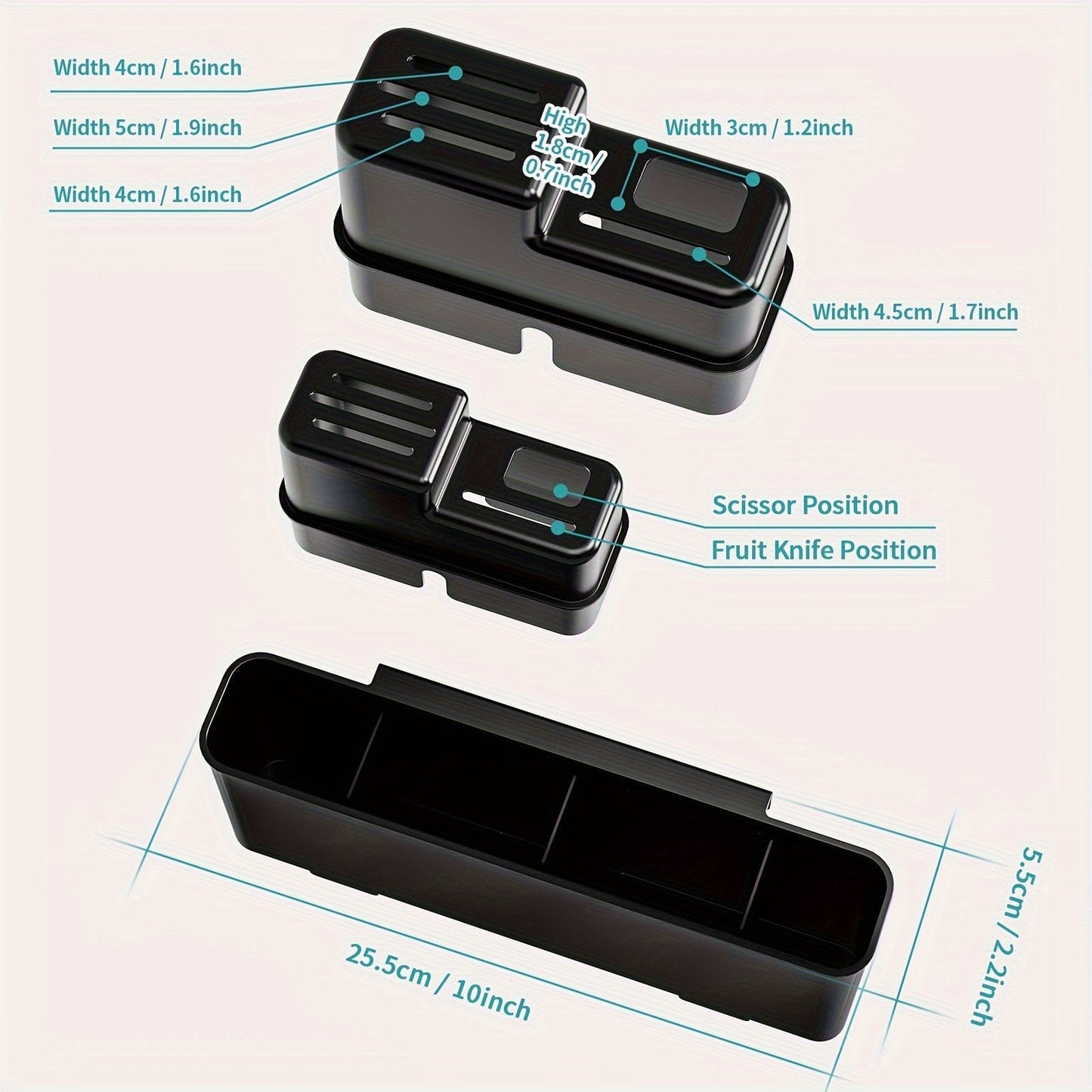 Égouttoir à vaisselle double étages avec range-couverts et égouttoir, Rangement vaisselle multifonction, Grande capacité, Pour plan de travail cuisine