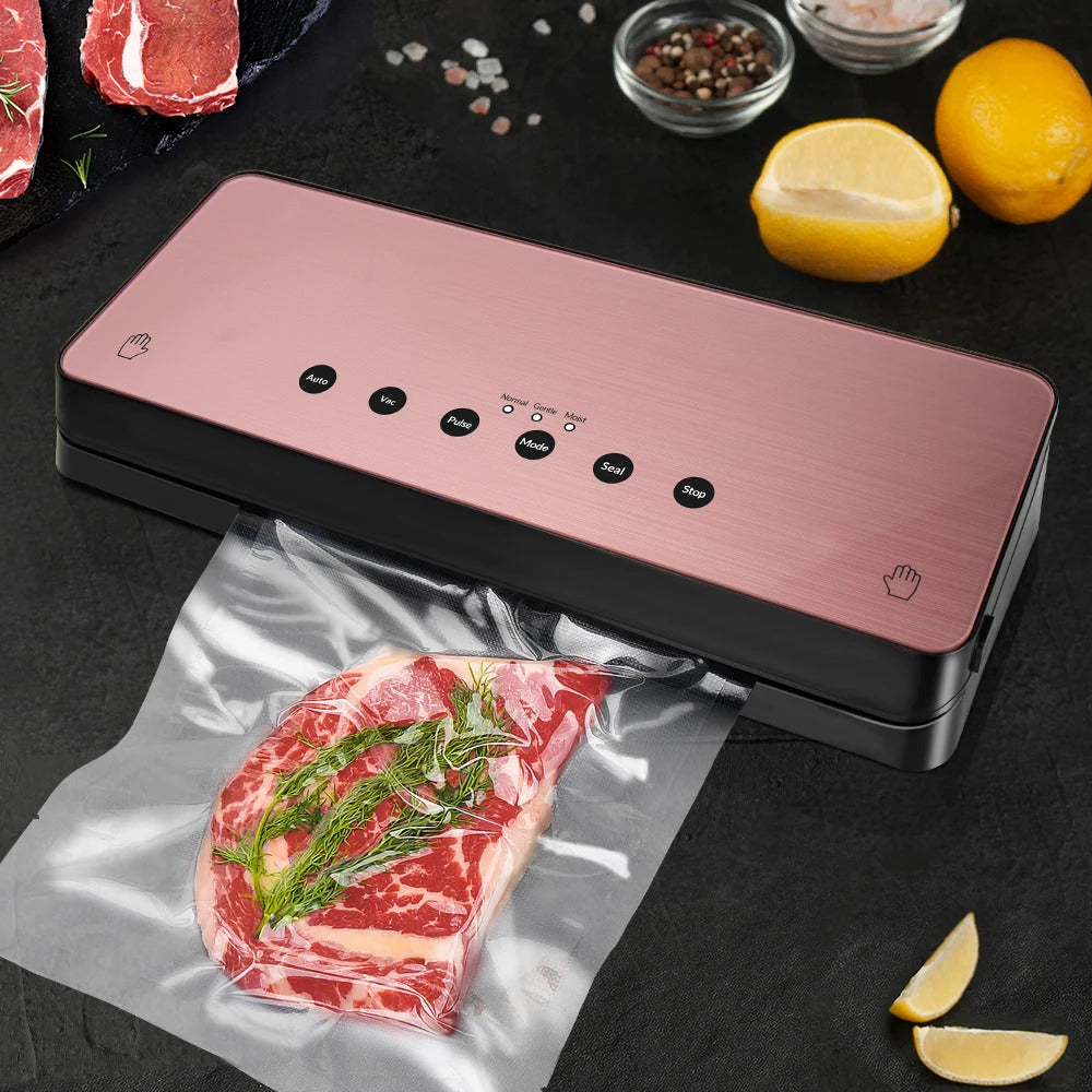 Emballage Sous Vide Alimentaire Électrique Rose