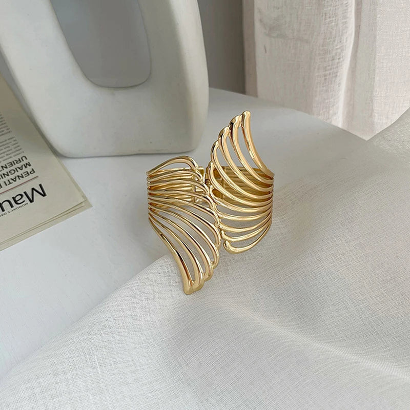 Embrasse Rideau en Forme d'Ailes en Alliage d'Aluminium
