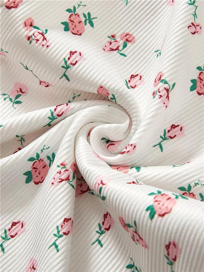 Pyjama D'été Pour Femme "Ombre de Rose"