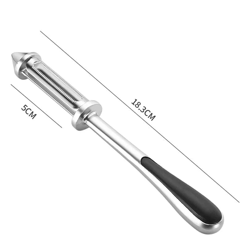 Éplucheur de Fruits et Légumes Multifonction Acier Inoxydable Zinc Alloy Ergonomique