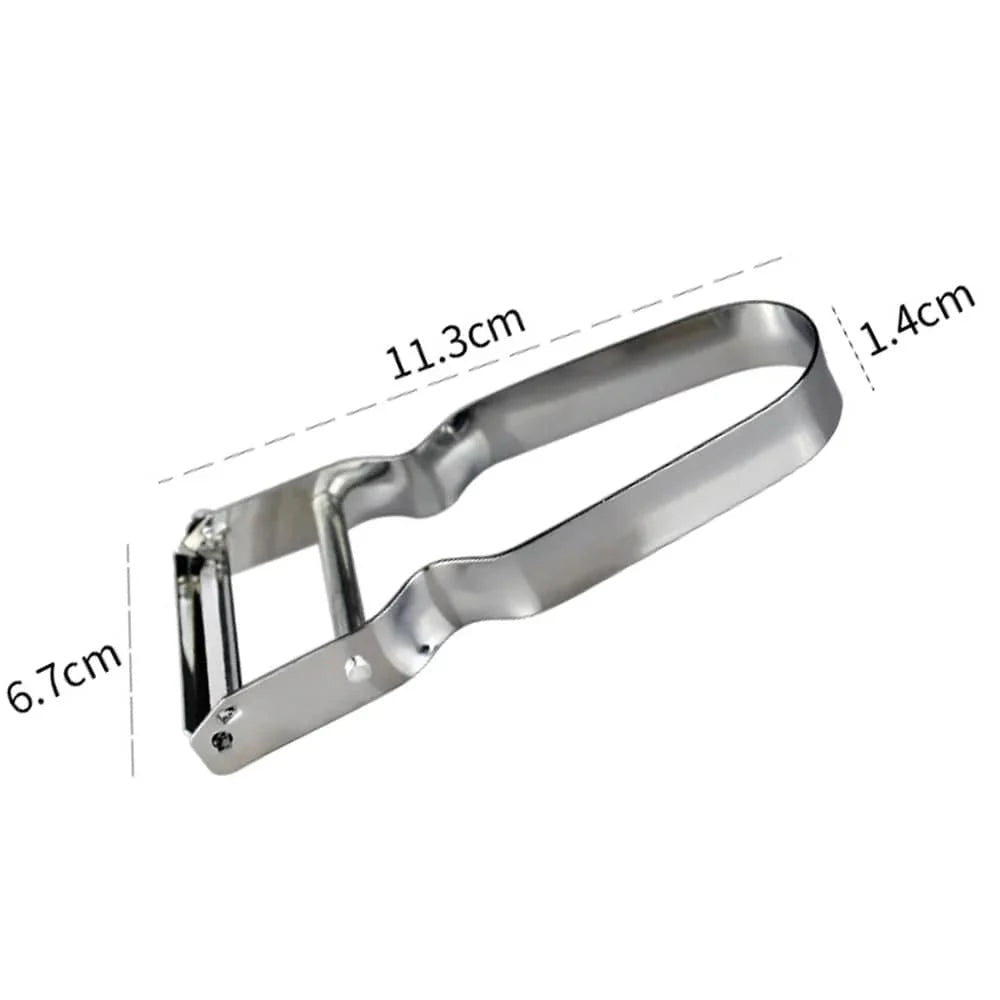 Eplucheur Trio Magique Acier Inoxydable U Type - Outil Cuisine Eco-Friendly
