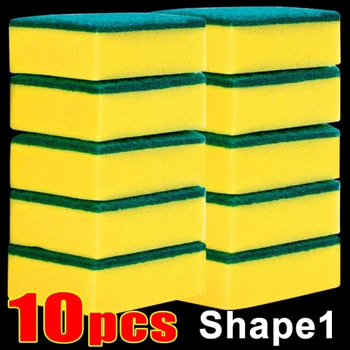 Éponge de cuisine magique pour nettoyage des plats - Lot de 6 10pcs square shape