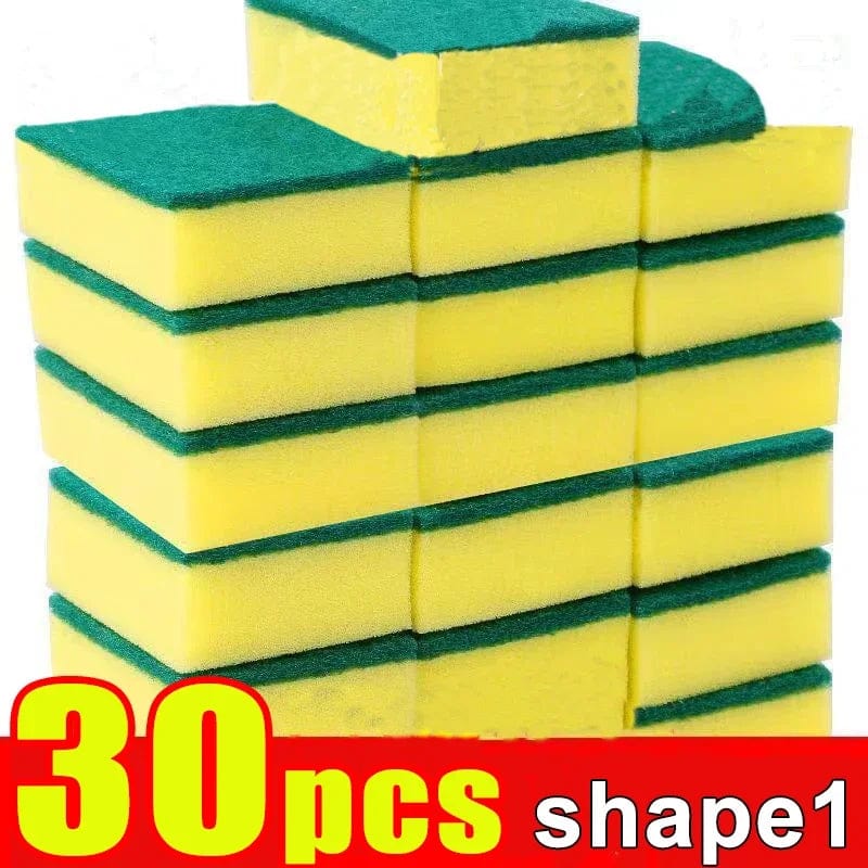 Éponge de cuisine magique pour nettoyage des plats - Lot de 6 30pcs square shape