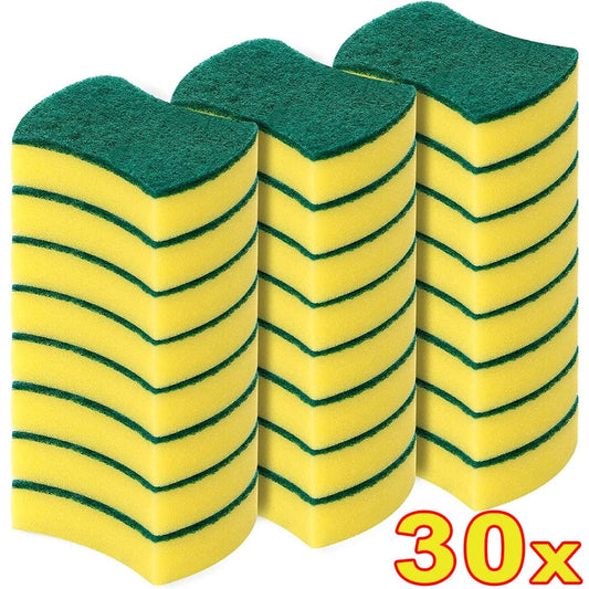 Éponge de cuisine magique pour nettoyage des plats - Lot de 6