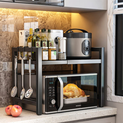 Etagere pour micro onde extensible
