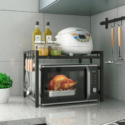 Etagere pour micro onde extensible