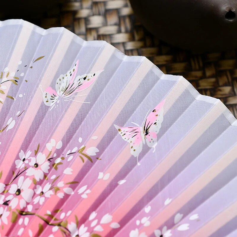 Éventail japonais femme