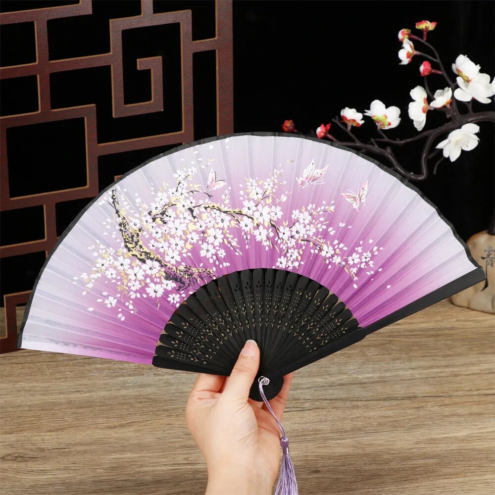 Éventail japonais femme