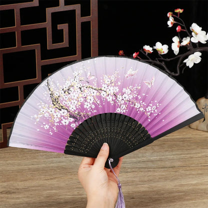 Éventail japonais femme