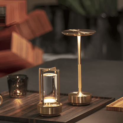 Lampe AmbiGlow - Éclairage Sans Fil Rechargeable, Ambiance Élégante et Moderne pour Intérieur et Extérieur