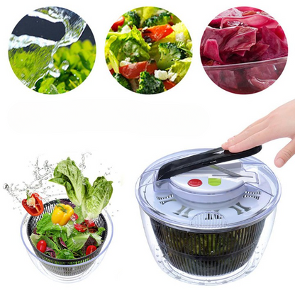 Essoreuse à salade à grande capacité avec levier