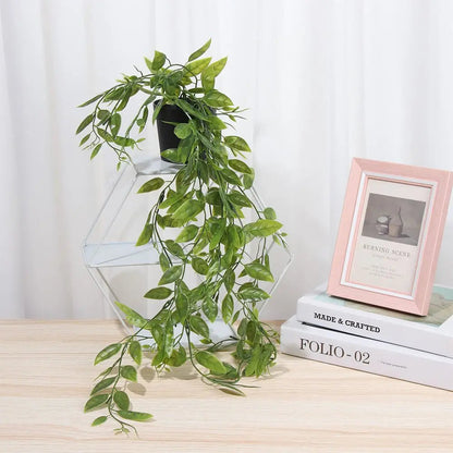 Fausse Plante Tombante en Pot Réaliste