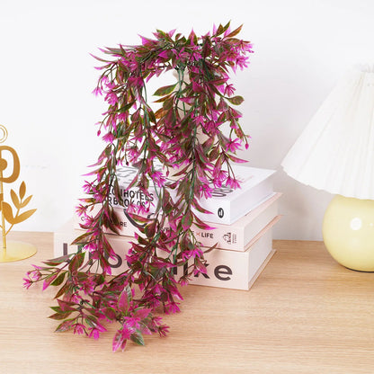 Fausse Plante Tombante Rose de Style Saule