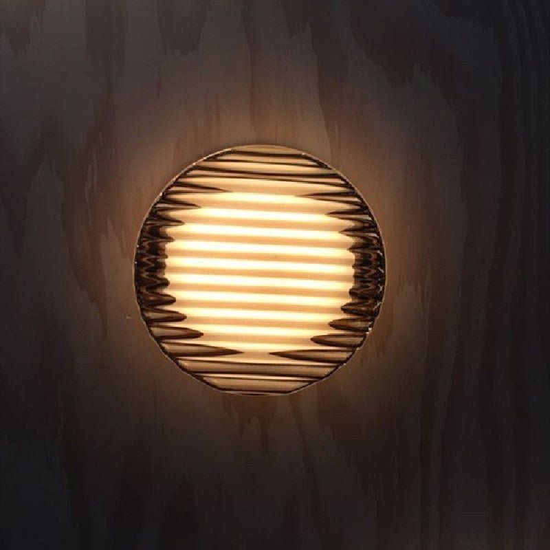 Applique Murale LED Moderne en Forme Ronde – Éclairage Doux avec Diffuseur en Verre Mylk pour Salon et Chambre
