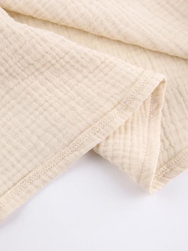 Pyjama Pour Femme En Coton Beige "Nuage de Douceur"