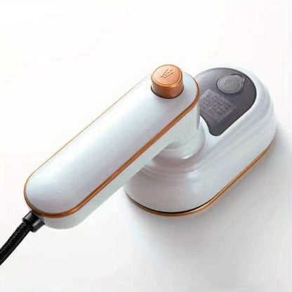 Fer à Vapeur de Voyage Pliable - 180° Rotation, Qualité Professionnelle, Alimenté par Prise - Maison et Voyage white