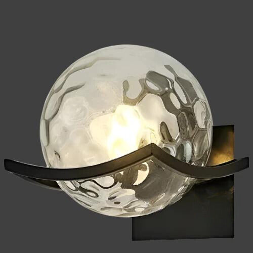 Applique Murale LED Moderne en Verre – Design Élégant et Écologique pour Salon, Chambre et Couloir