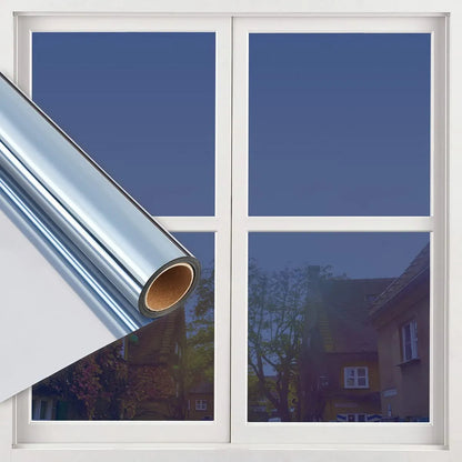 Film Miroir Sans Tain avec Protection Solaire et Ajustable