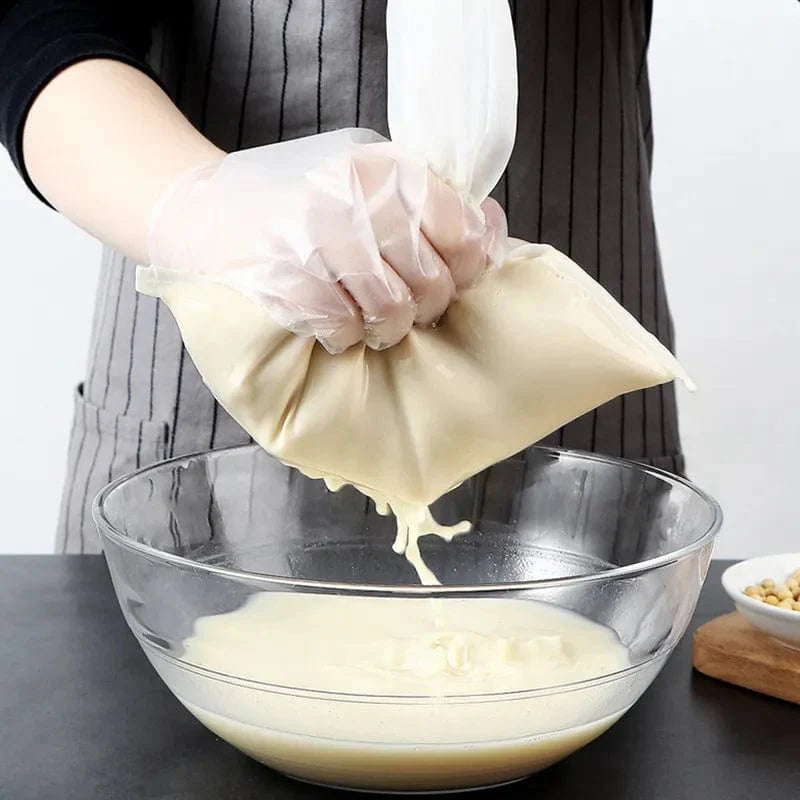 Filtre en Nylon Réutilisable pour Thé, Café, Huile - Sac de Filtre pour Lait Végétal