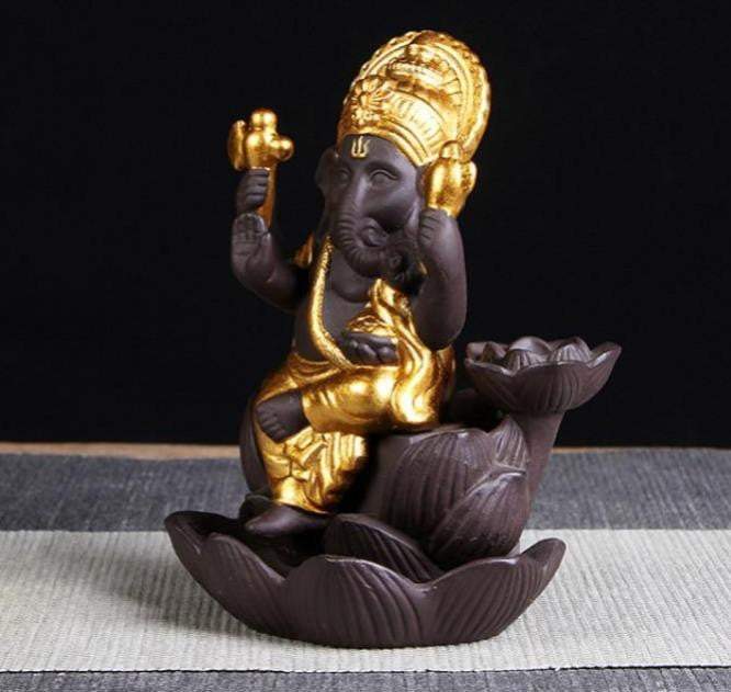 Fontaine à encens Ganesh