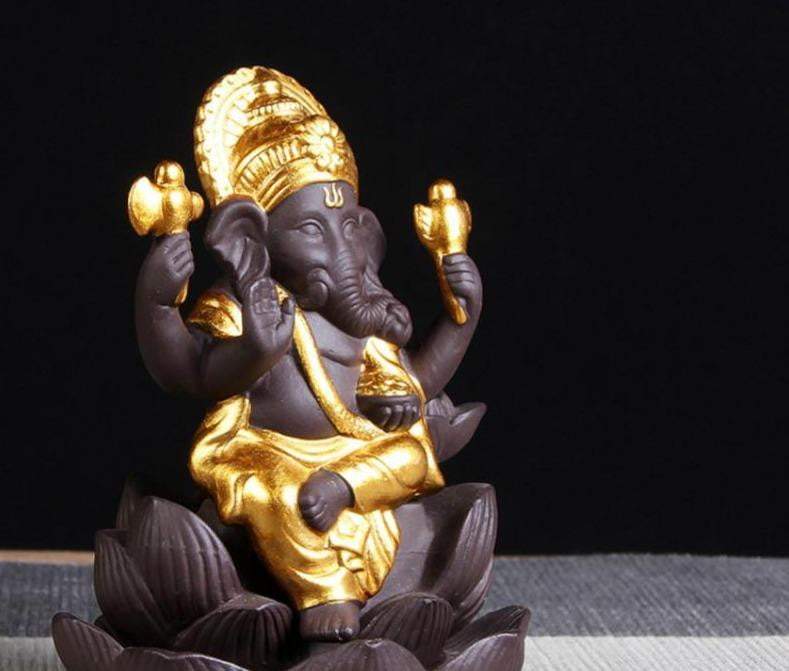 Fontaine à encens Ganesh