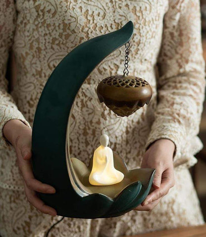 Brûle encens lotus