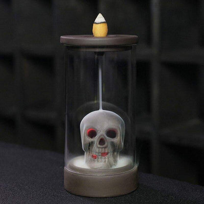 Brûle encens tête de mort
