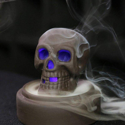 Brûle encens tête de mort