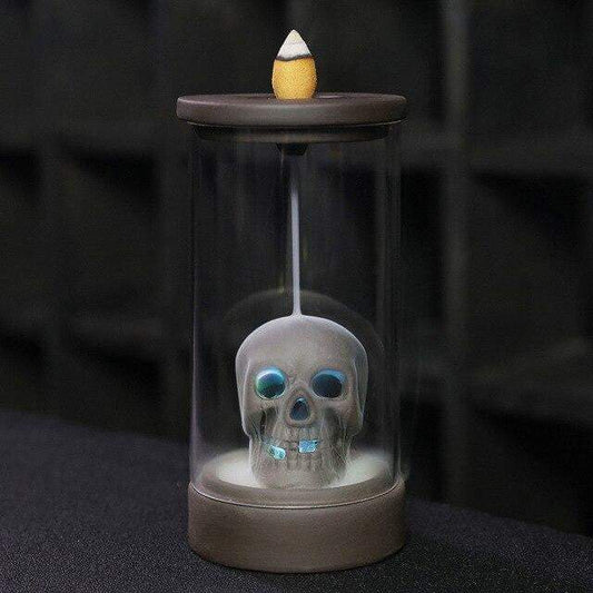 Brûle encens tête de mort
