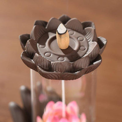 Brûleur d'encens fleur de lotus