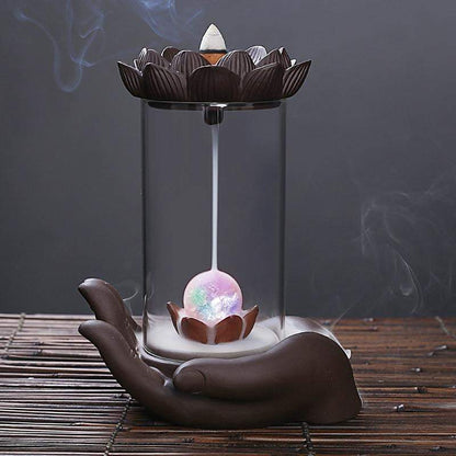 Brûleur d'encens fleur de lotus