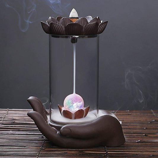 Brûleur d'encens fleur de lotus
